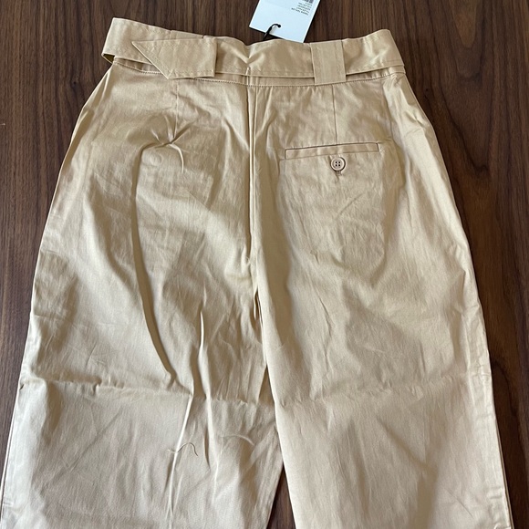 Tanya Taylor high waisted tan trousers with belt “Tyler Pant” size 0 - Picture 12 of 15